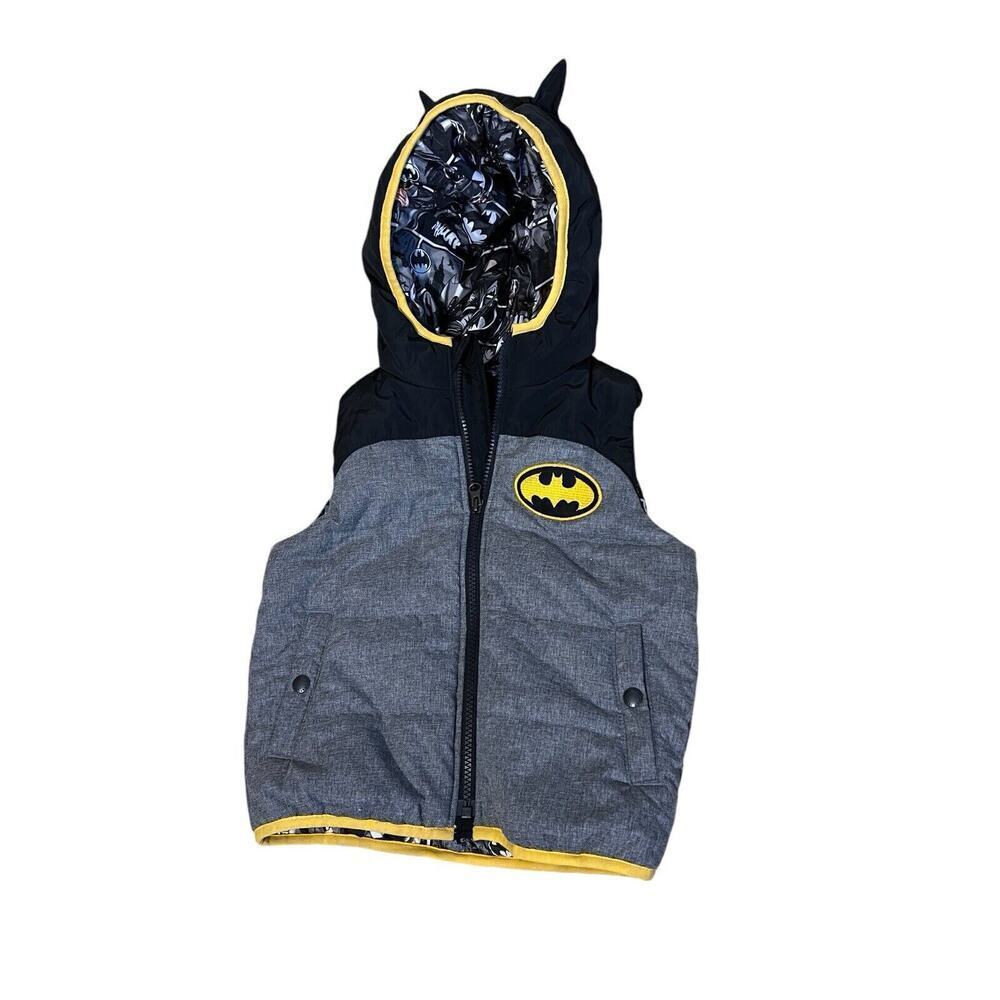 Baby Gap DC Comics Batman Sleeveless Vest Hooded